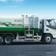self-loading garbage truck